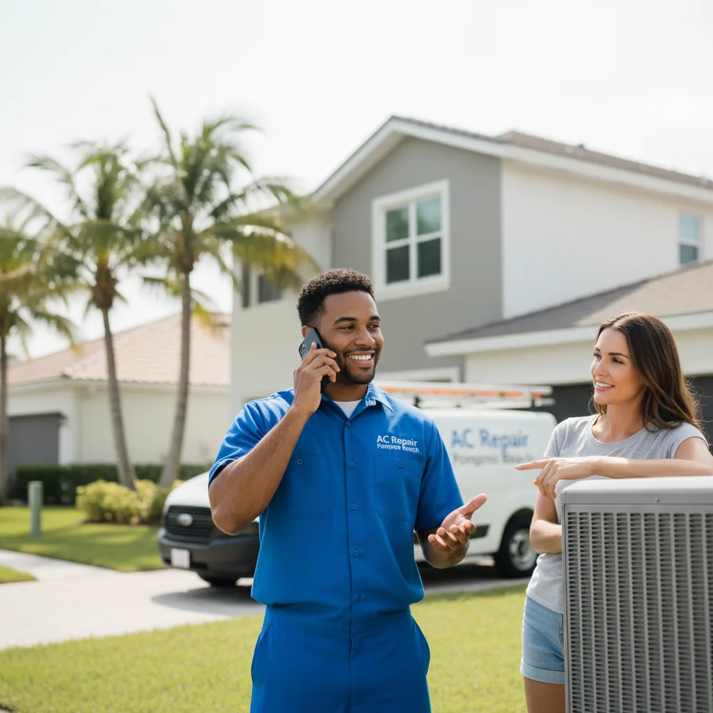 AC Repair Pompano Beach customer support in Darrow